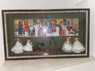 Cuadro Punto de Cruz Victoriano