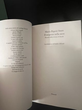 Il sergente nella neve