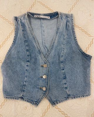 Chaleco vaquero Zara