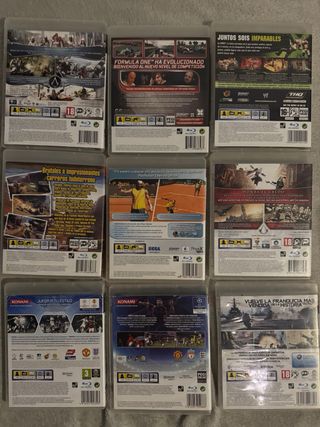 Lote 9 Videojuegos PS3/Playstation 3