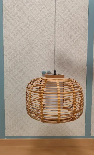 Lampade in legno stile coloniale a sospensione