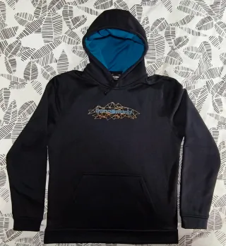 Sudadera Trangoworld negra con capucha