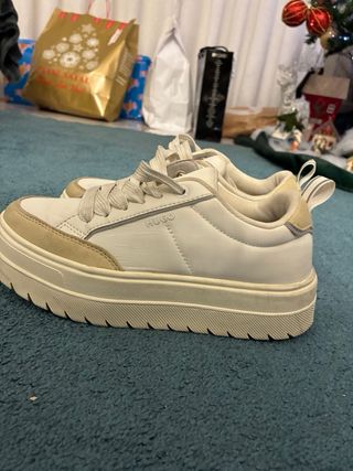 Tênis Hugo Boss Branco e Bege