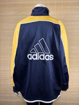 Chaqueta Deportiva Adidas Vintage Azul/Amarillo