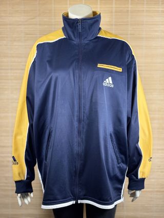 Chaqueta Deportiva Adidas Vintage Azul/Amarillo
