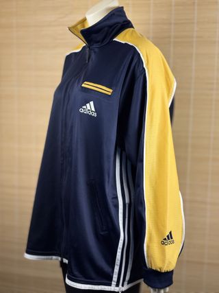 Chaqueta Deportiva Adidas Vintage Azul/Amarillo