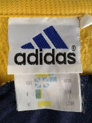 Chaqueta Deportiva Adidas Vintage Azul/Amarillo