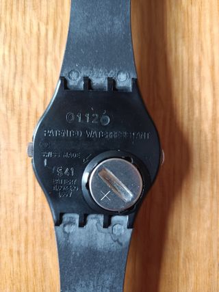 Swatch GB134 The Burglar 1990 Swiss Made