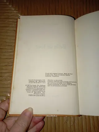 Libro: Belle de Jour (Idioma Español)