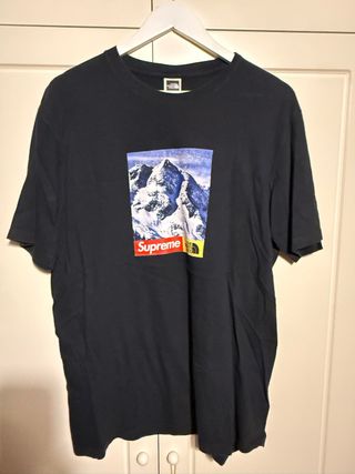 Camiseta Supreme x The North Face Negra