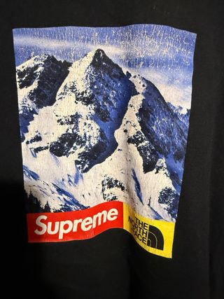Camiseta Supreme x The North Face Negra