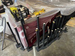 Circuito de canicas de madera