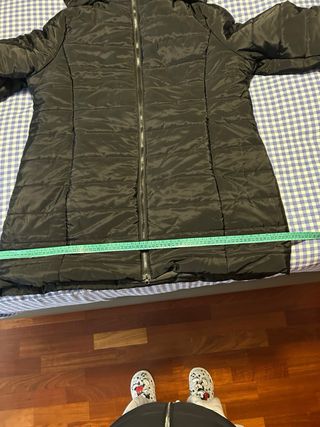 Anorak acolchado mujer negro