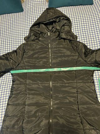 Anorak acolchado mujer negro