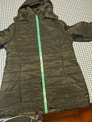 Anorak acolchado mujer negro