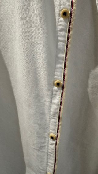Camisa Zara Blanca Cuello Mao