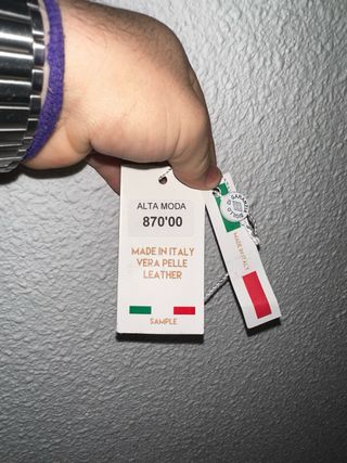 Cazadora de piel Royal Eagle marrón