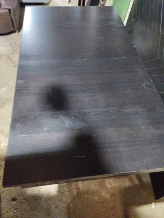 Tavolo estensibile nero/marrone Ikea