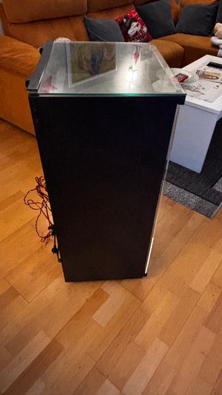 Equipo musica Hifi Akai 60W,Mueble, altavoces 100W