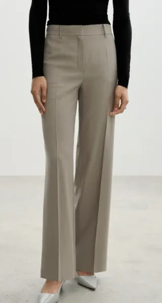 Pantalón wideleg con pinzas