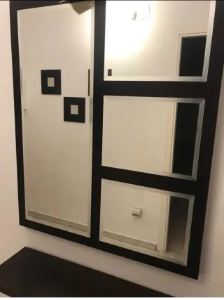 Mueble recibidor y espejo