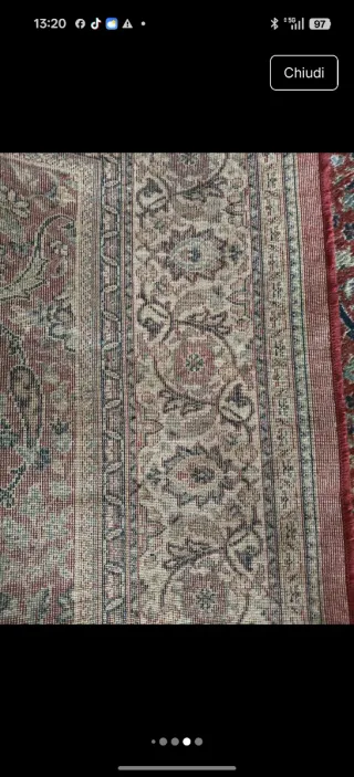Splendido tappeto Persiano originale proveniente