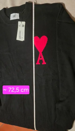 Sweatshirt / Camisola Ami Paris Azul Tam XL