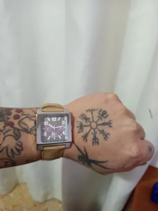 Mondia Cronógrafo NOS Beige/Plata