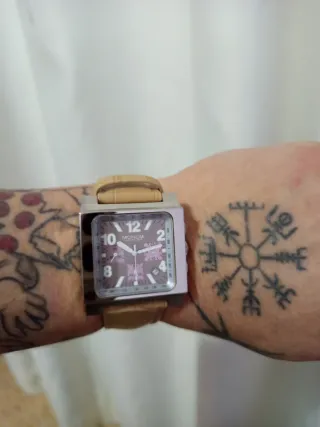 Mondia Cronógrafo NOS Beige/Plata