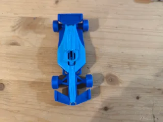 Kit de piezas de coche de plástico azul