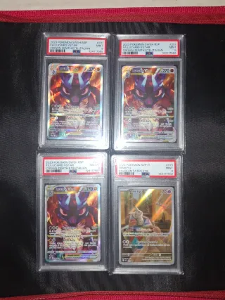 Carte Pokemon PSA Italiane Lucario Vstar Mimikyu