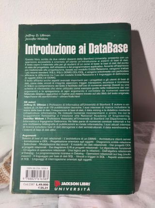 Introduzione ai DataBase - J.D. Ullman e J. Widom