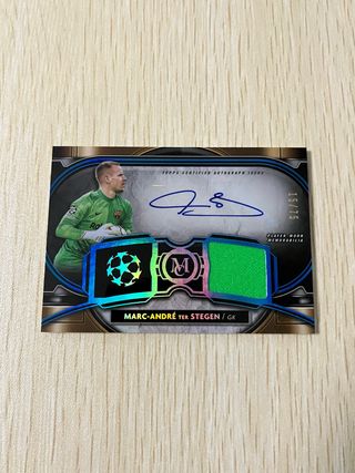Ter Stegen Auto Patch /75 Topps Museum 2021-22