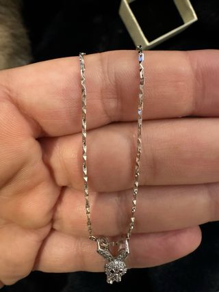 Colgante Conejo Plata Italiana Circonita