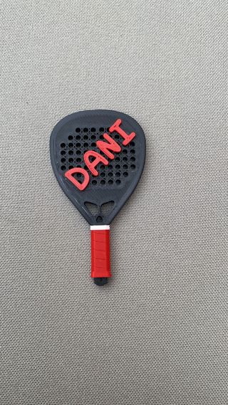 Llavero pala pádel personalizada