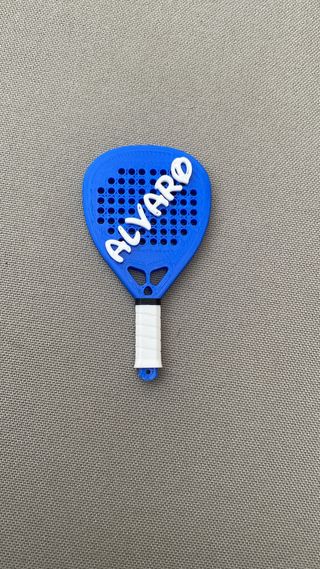 Llavero pala pádel personalizada