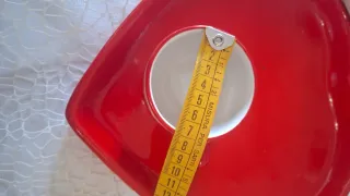 Set Vassoio Cuore + 2 Tazzine