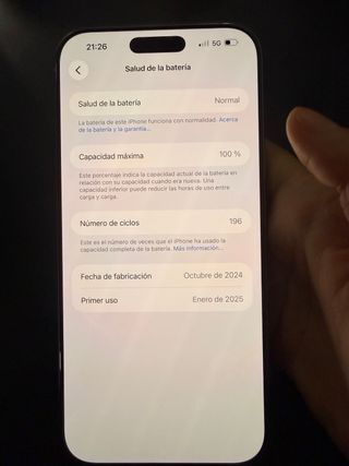 iPhone 16 Pro Max 256GB blanco