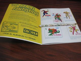ALBUM FACSIMIL HEROES MARVEL WICKIE CROPAN. LEER.