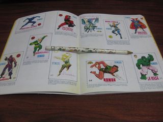ALBUM FACSIMIL HEROES MARVEL WICKIE CROPAN. LEER.