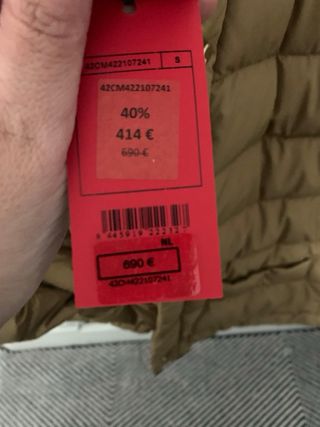 Chaqueta Carolina Herrera Marrón y Dorada