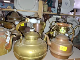 Teiere in Bronzo e Rame
