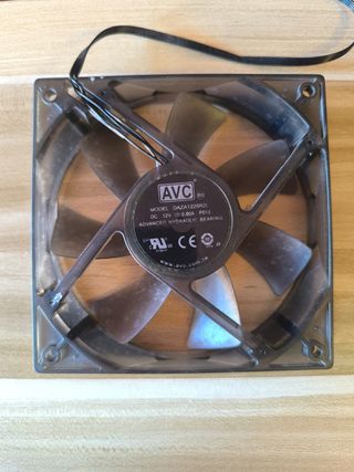 PACK 2 VENTILADORES AVC 120mm PWM (POTENTES 0.60A)