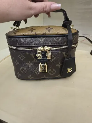 Borsa Louis Vuitton marrone e oro