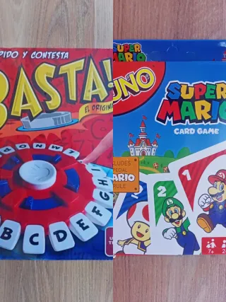 Basta! y Uno Super Mario Bross Juegos