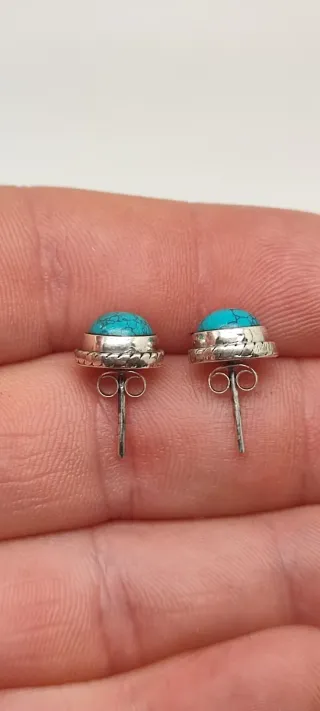 Pendientes de Plata y Turquesa