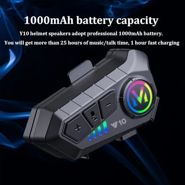 Auricolare Bluetooth per Casco Moto Y10