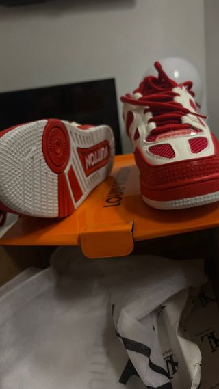 Louis Vuitton Skate Rojas Talla 42 Nuevas