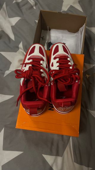 Louis Vuitton Skate Rojas Talla 42 Nuevas