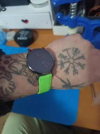 Reloj Soki Bicolor Naranja y Verde